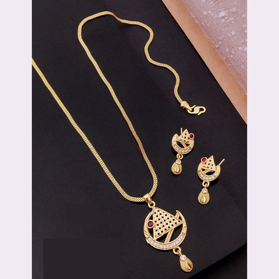 Elegant Pota Necklace in Gold Plated | Bridal Jewellery India