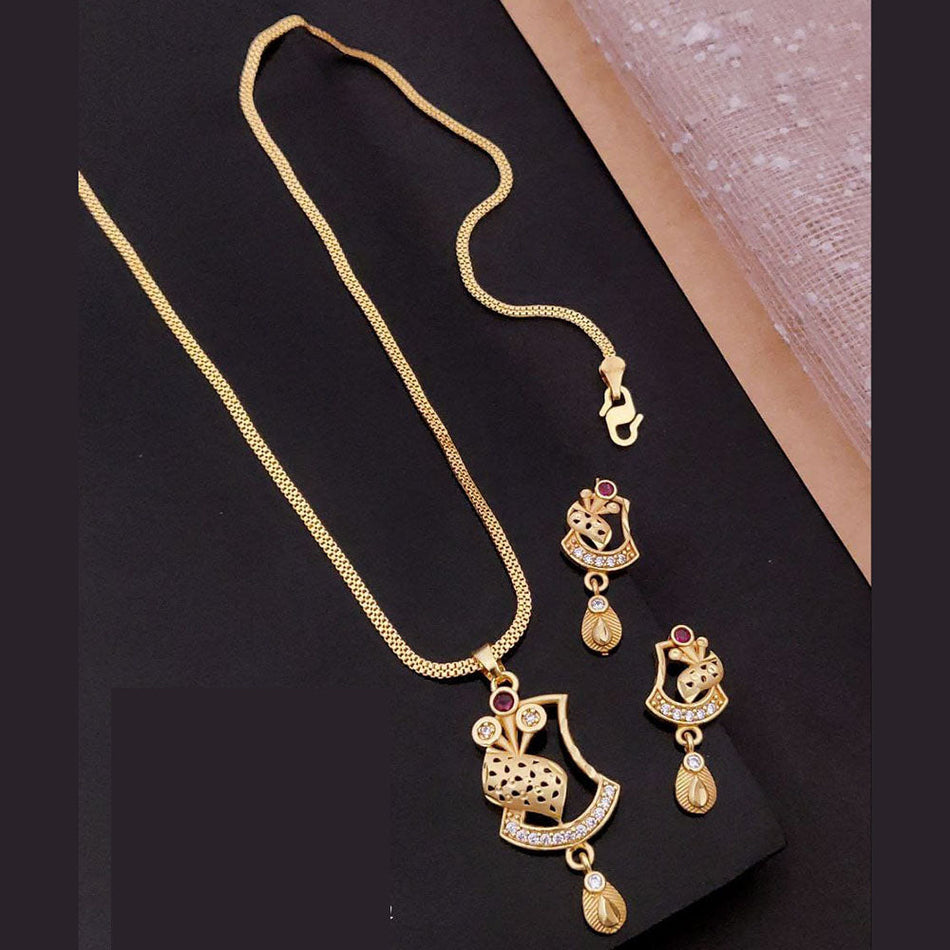 Elegant Pota Necklace in Gold Tone | Bridal Jewellery India