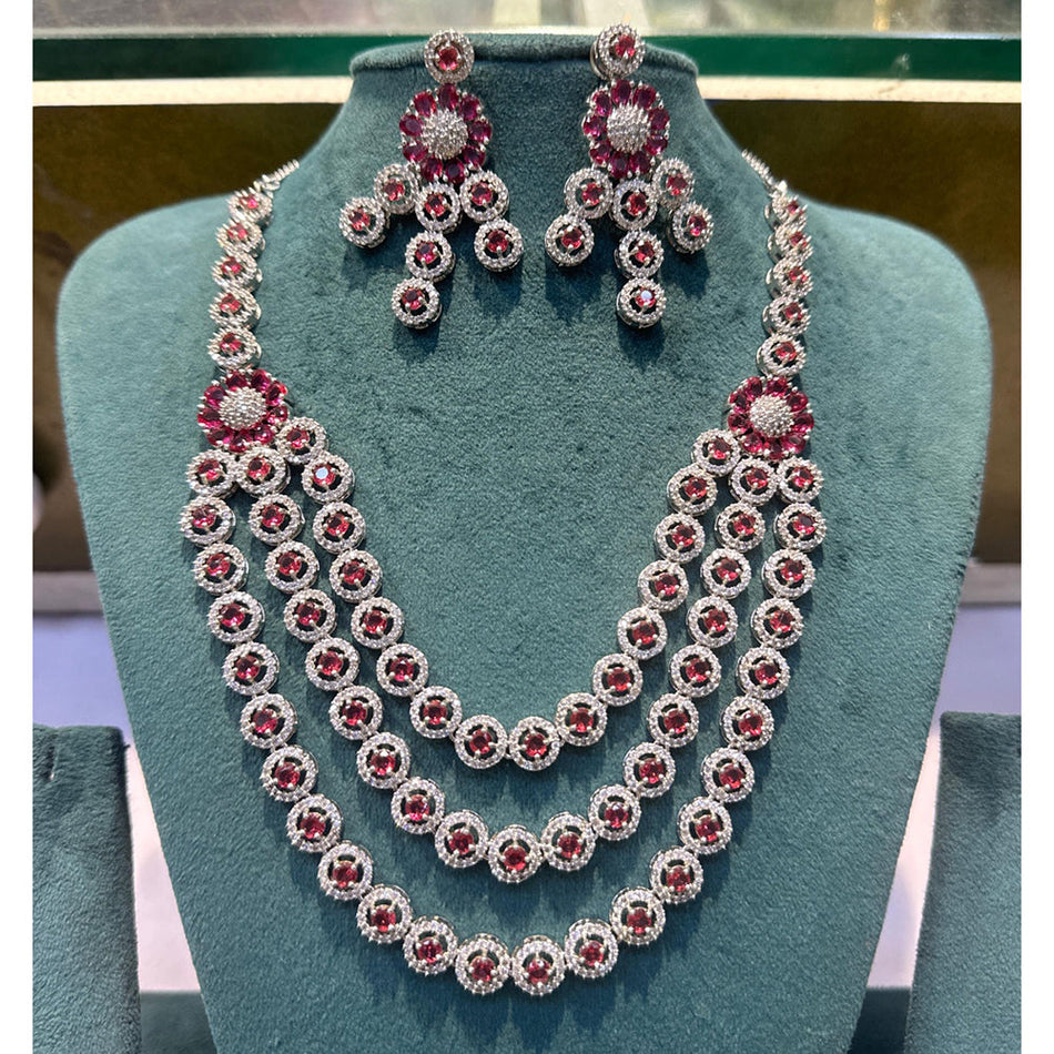 Radiant Gold Plated Necklace Set for Special Occasions | Bridal Jewellery India