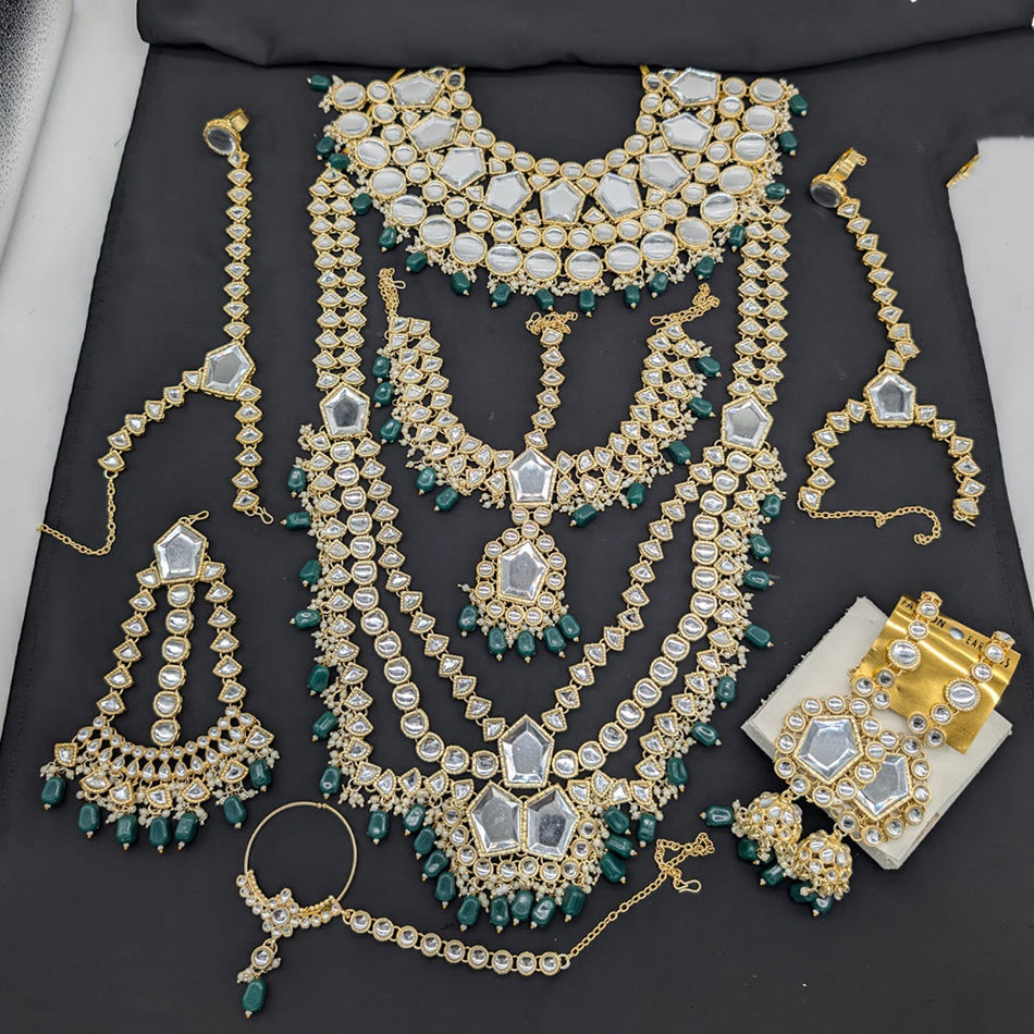Kundan Choker Necklace in 14K Gold Plated | Bridal Jewellery India
