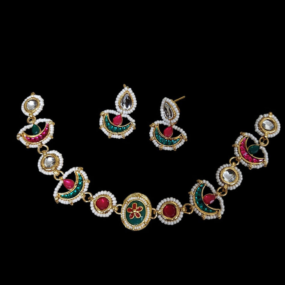 Kundan Necklace in Gold Tone for Bridal | Bridal Jewellery India