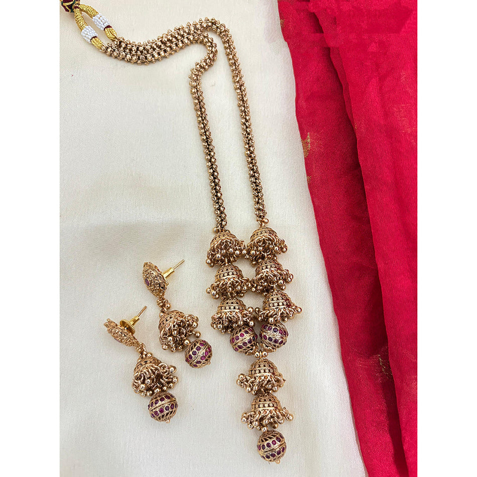 Pota Stone Choker in Sterling Silver | Bridal Jewellery India