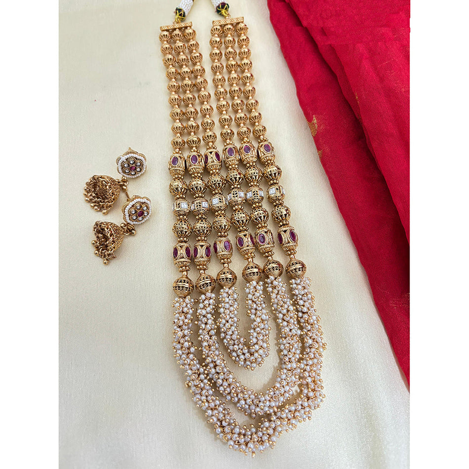 Pota Stone Choker in Sterling Silver | Bridal Jewellery India