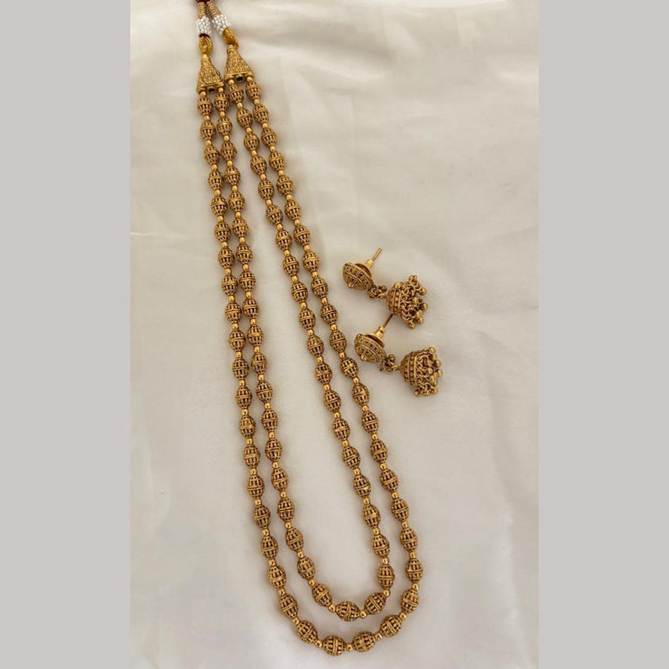 Double Layer Necklace in Sterling Silver | Bridal Jewellery India