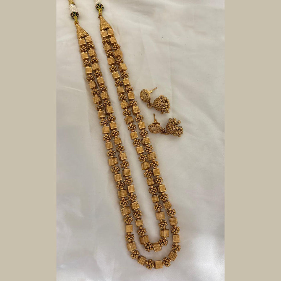 Layered Chain Necklace in Sterling Silver | Bridal Jewellery India