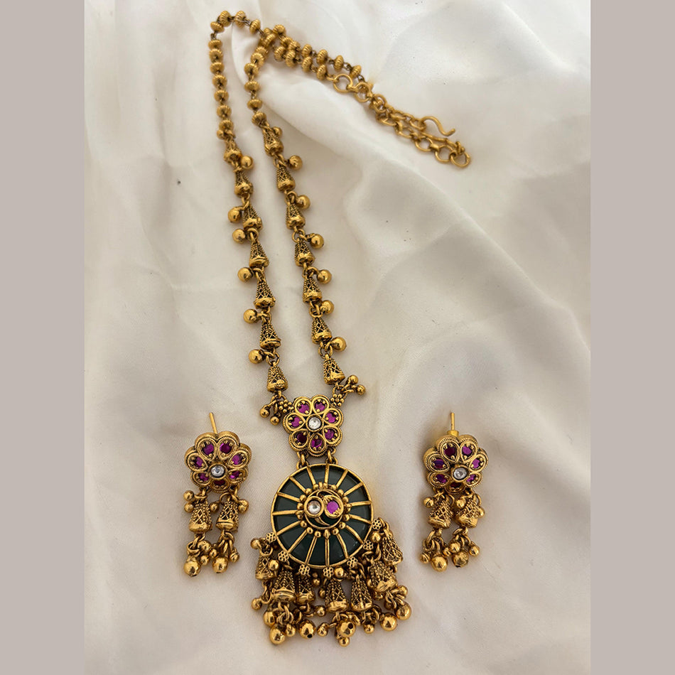 Pearl Statement Necklace in Sterling Silver | Bridal Jewellery India