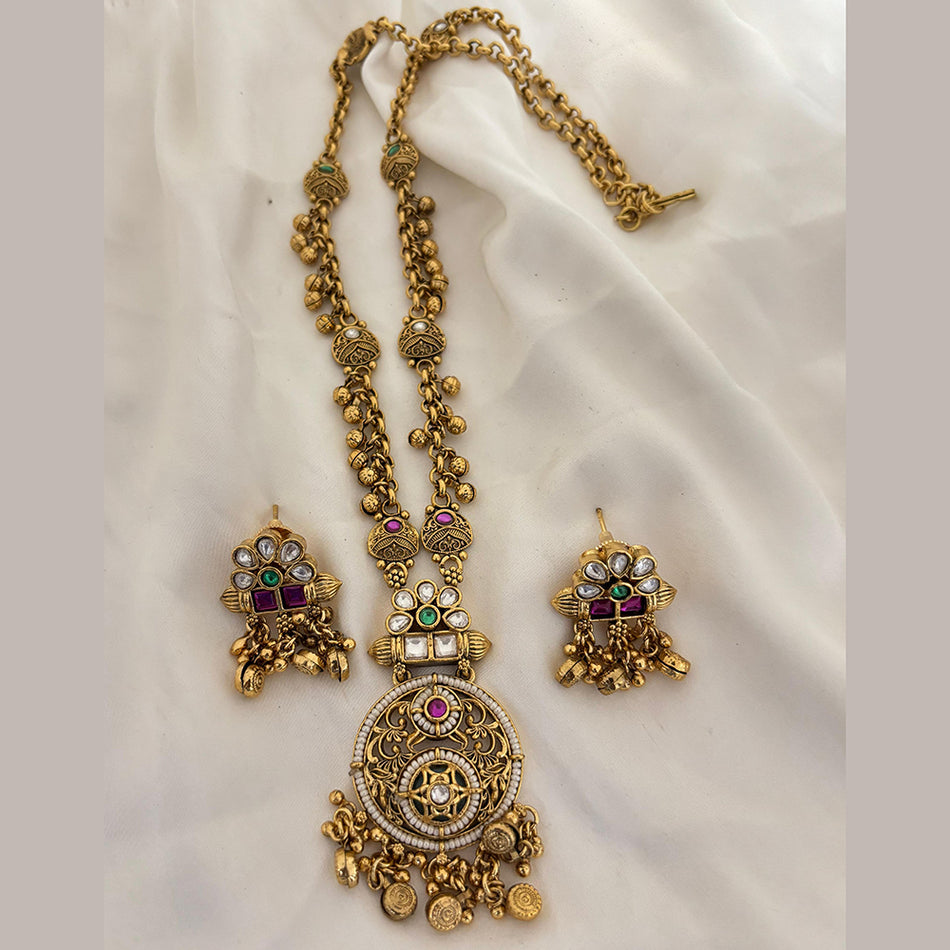 Designer Pearl Choker in Gold Plated | Bridal Jewellery India