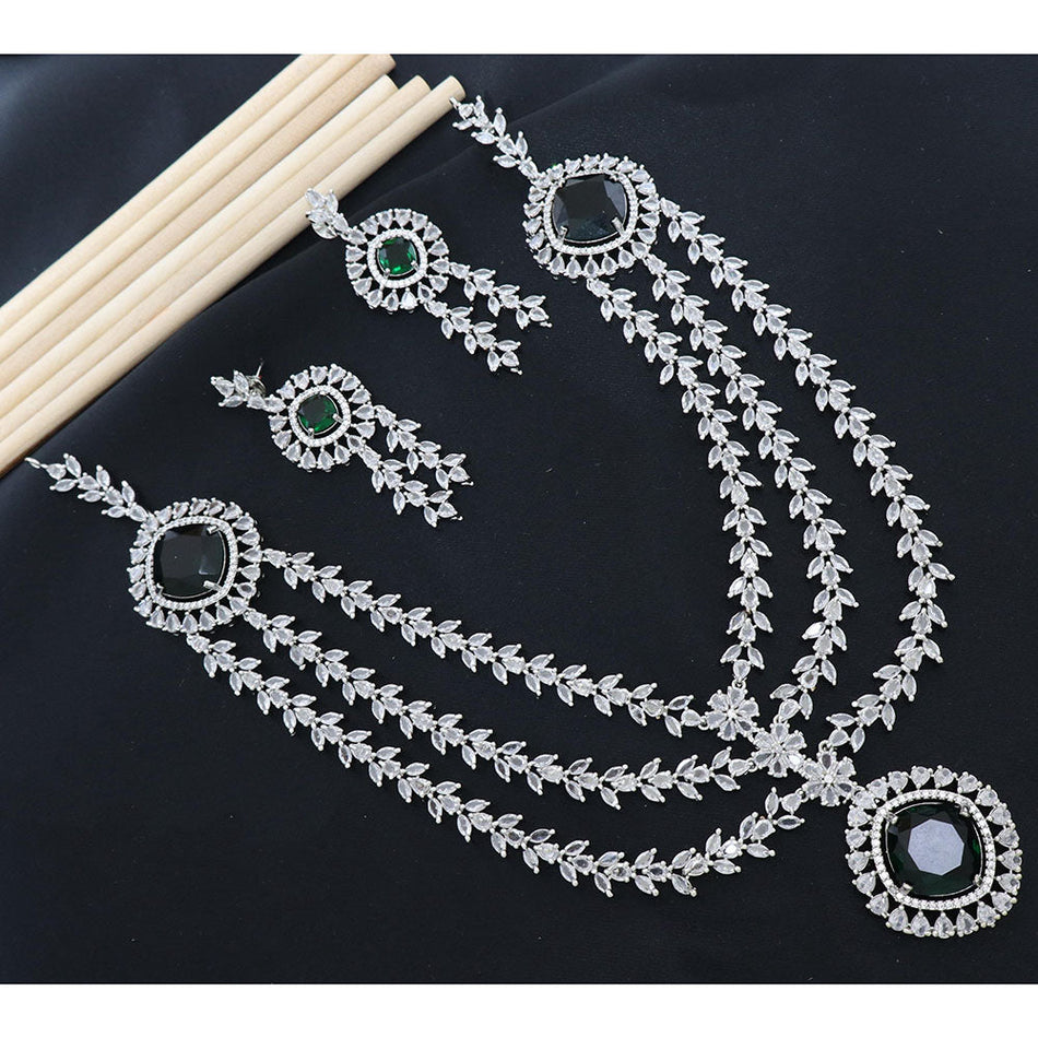 Rose Gold Plated Dainty Chain Necklace | Bridal Jewellery India