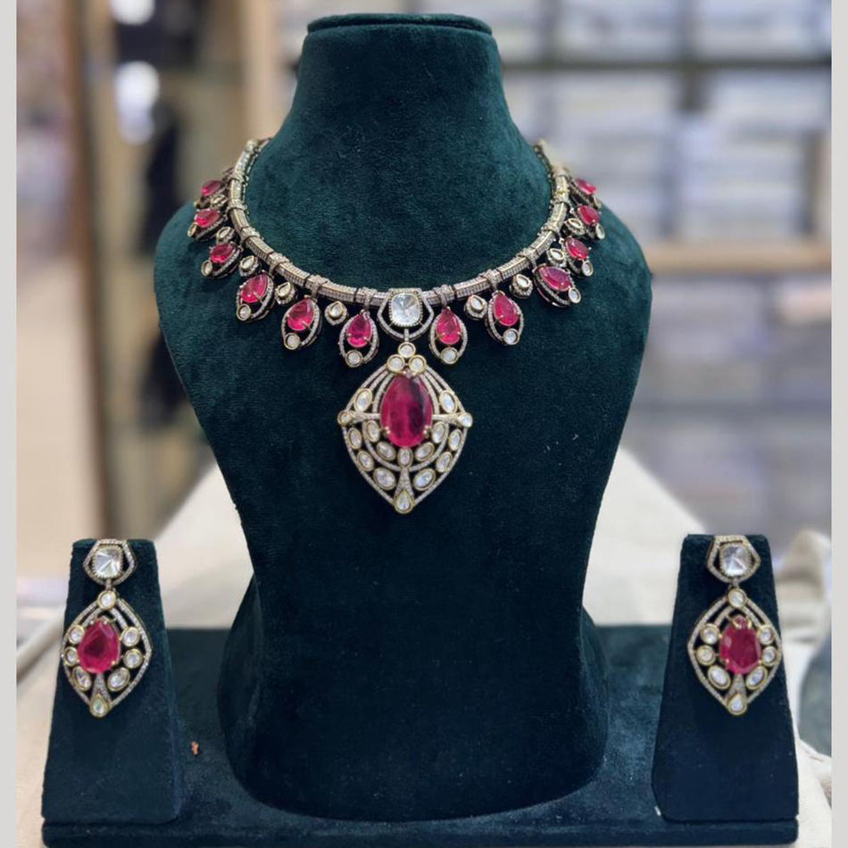 Kundan Necklace in Gold Plated | Bridal Jewellery India