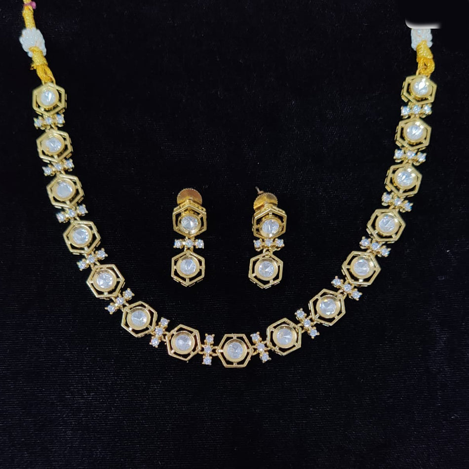 Kundan Necklace in Gold Tone for Bridal Wear | Bridal Jewellery India