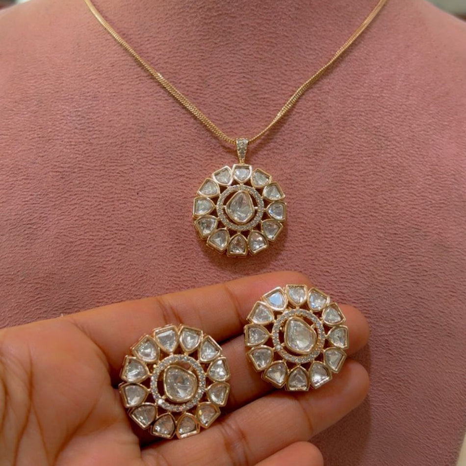 Kundan Choker Necklace in Gold Plated | Bridal Jewellery India