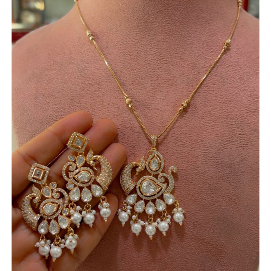Kundan Necklace in 18K Gold Plated | Bridal Jewellery India