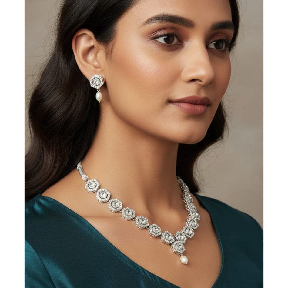 Kundan Choker Necklace in Gold Plated for Bridal | Bridal Jewellery India
