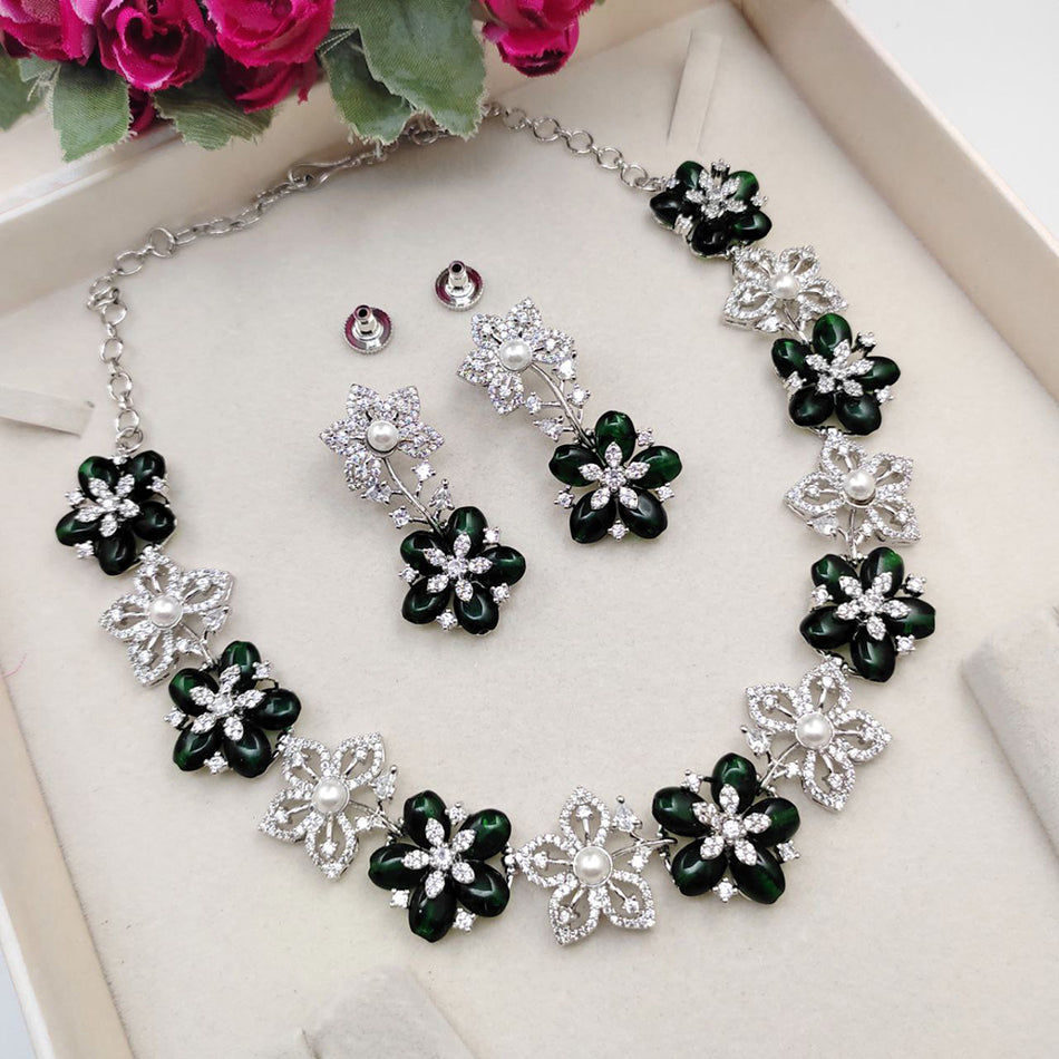 Pearl Necklace in 18K Gold Plated | Bridal Jewellery India