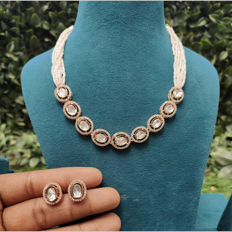 Gold Plated Choker Necklace for Occasion | Bridal Jewellery India