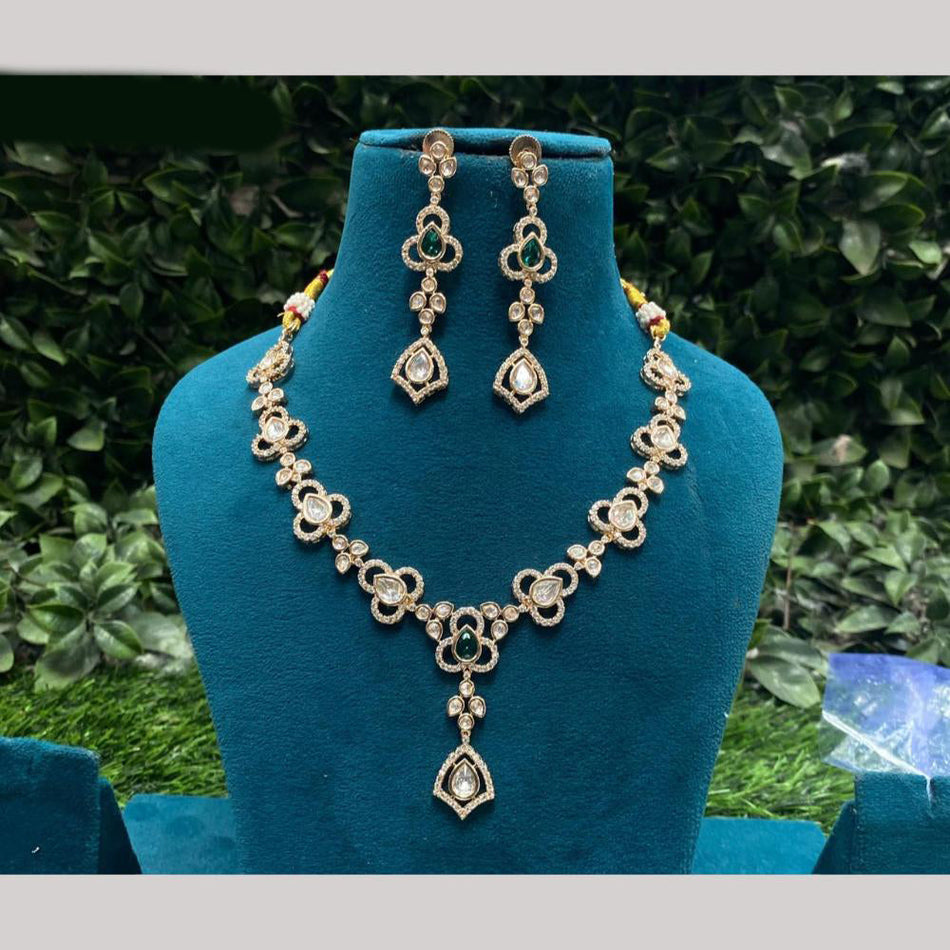 Kundan Choker Necklace in Gold Plated | Bridal Jewellery India