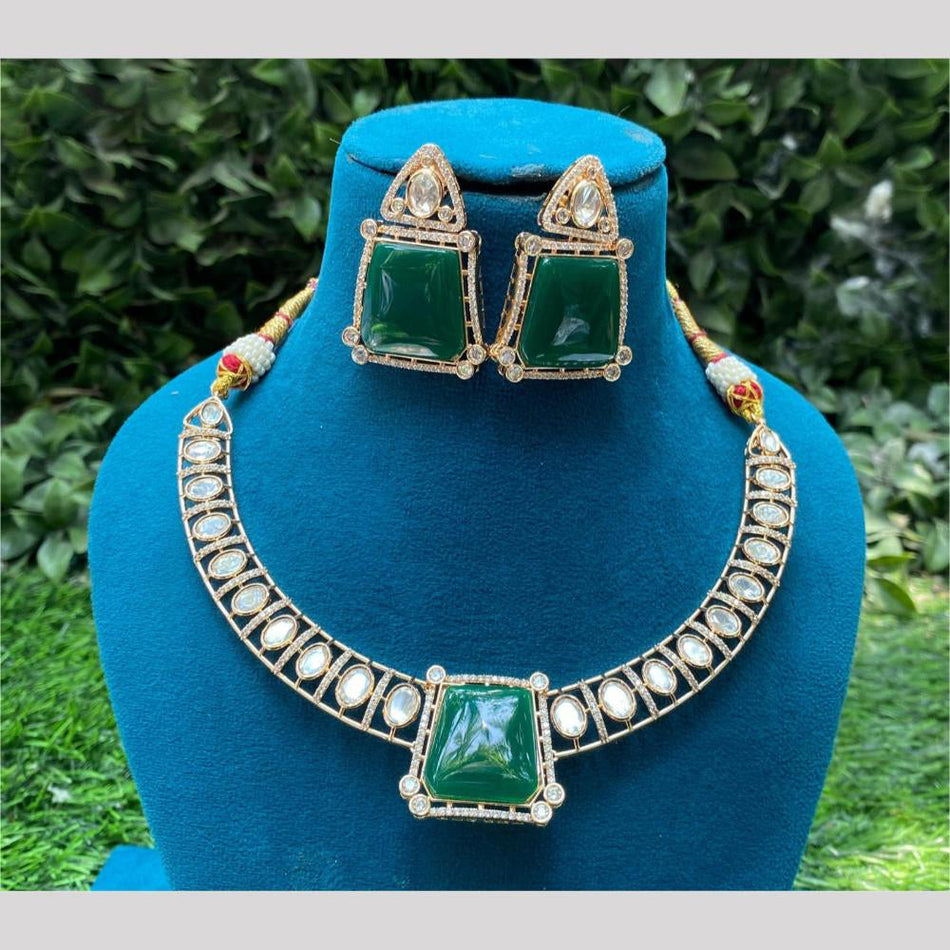 Kundan Necklace Set in Gold Plated | Bridal Jewellery India