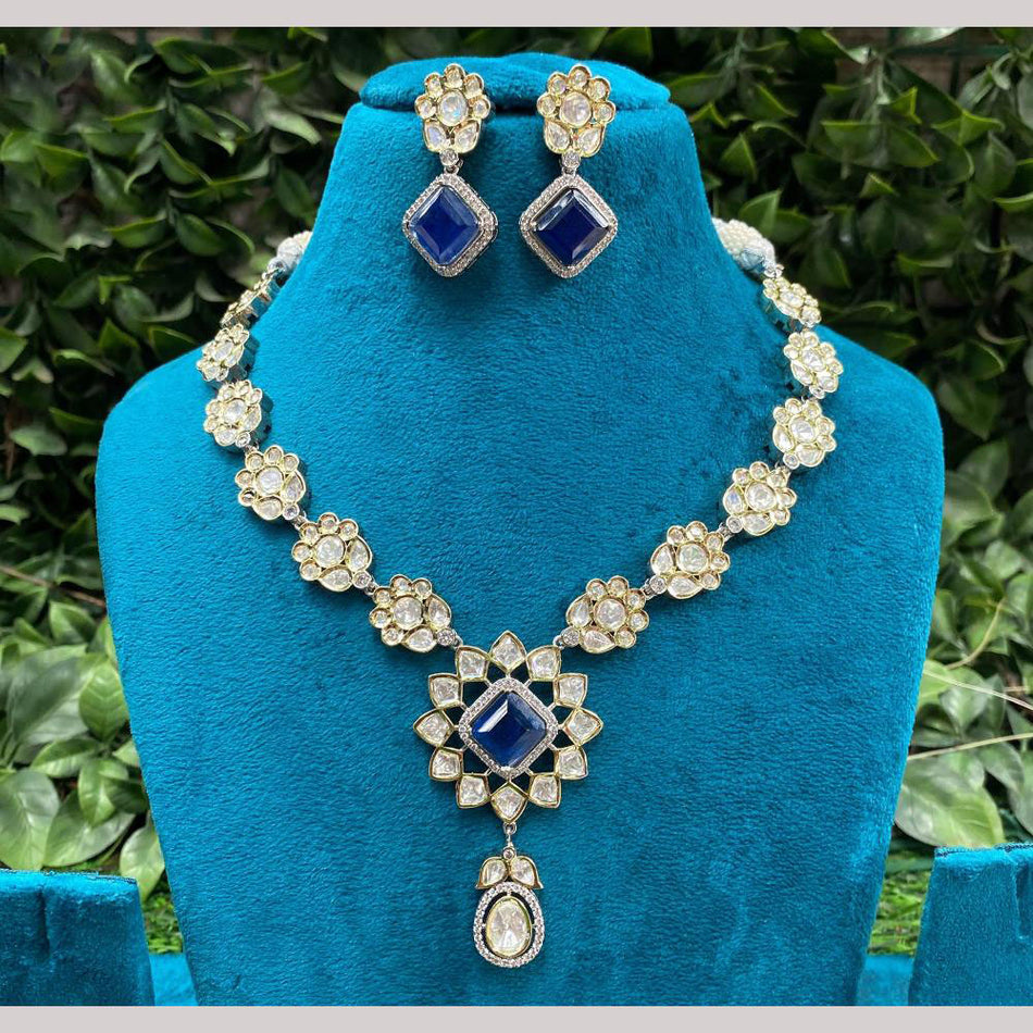 Kundan Choker Necklace in Gold Plated for Bridal Wear | Bridal Jewellery India