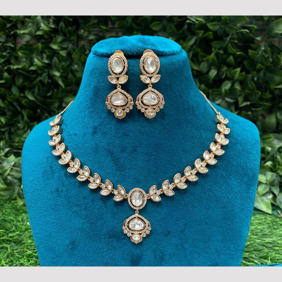 Kundan Choker Necklace in Gold Plated for Bridal | Bridal Jewellery India