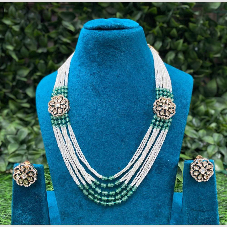 Kundan Choker Necklace in Silver for Bridal | Bridal Jewellery India