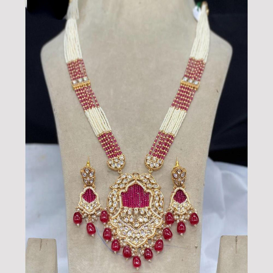 Kundan Choker Necklace in Gold Plated | Bridal Jewellery India