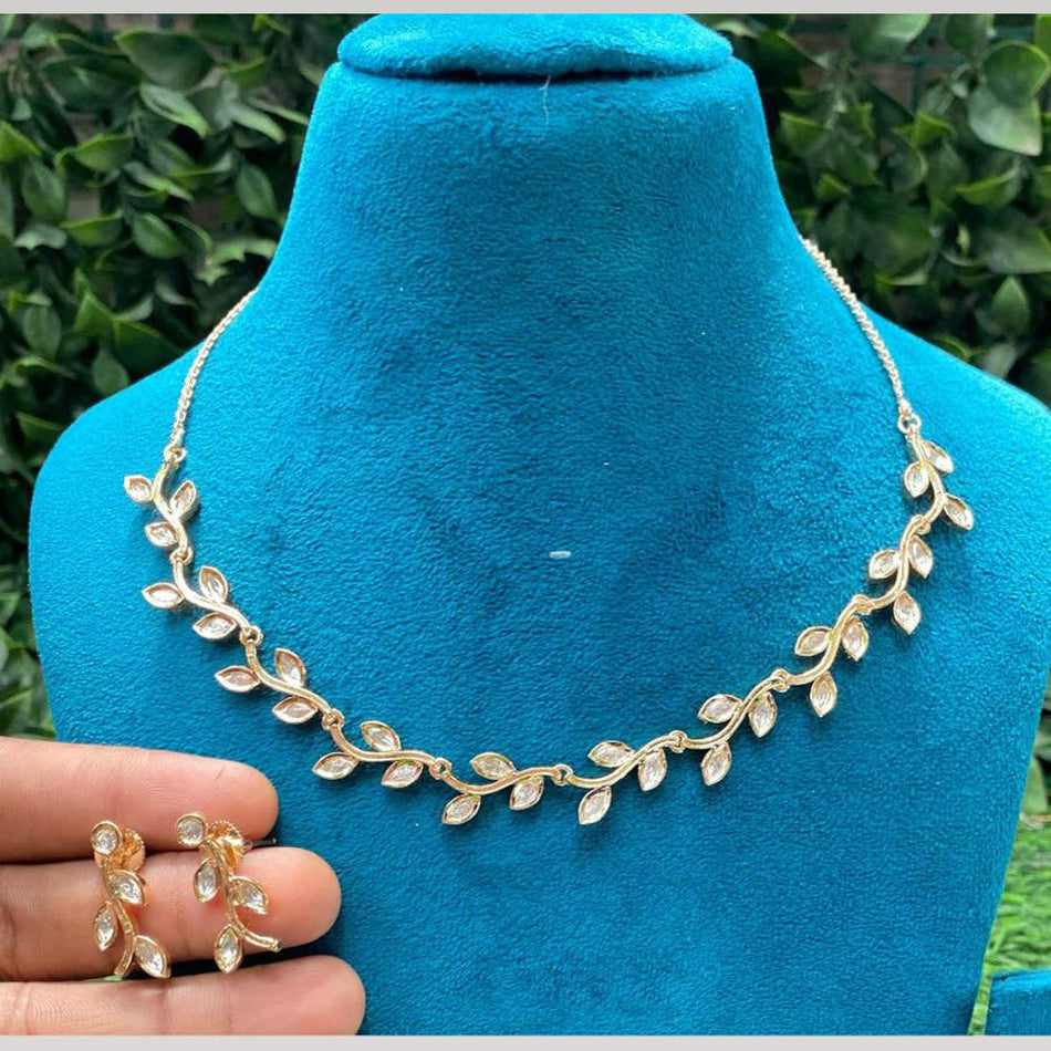 Leaf Vine Necklace in Sterling Silver | Bridal Jewellery India