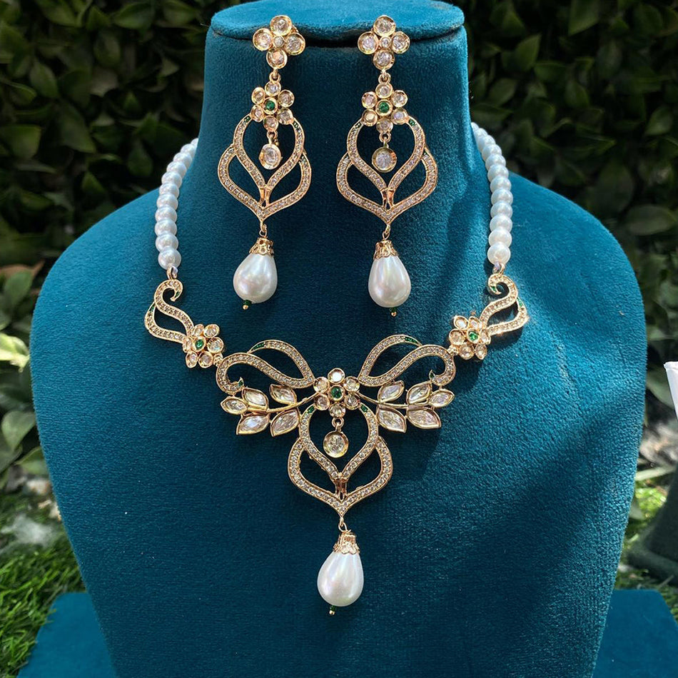 Kundan Choker Necklace in Gold Plated for Bridezilla | Bridal Jewellery India