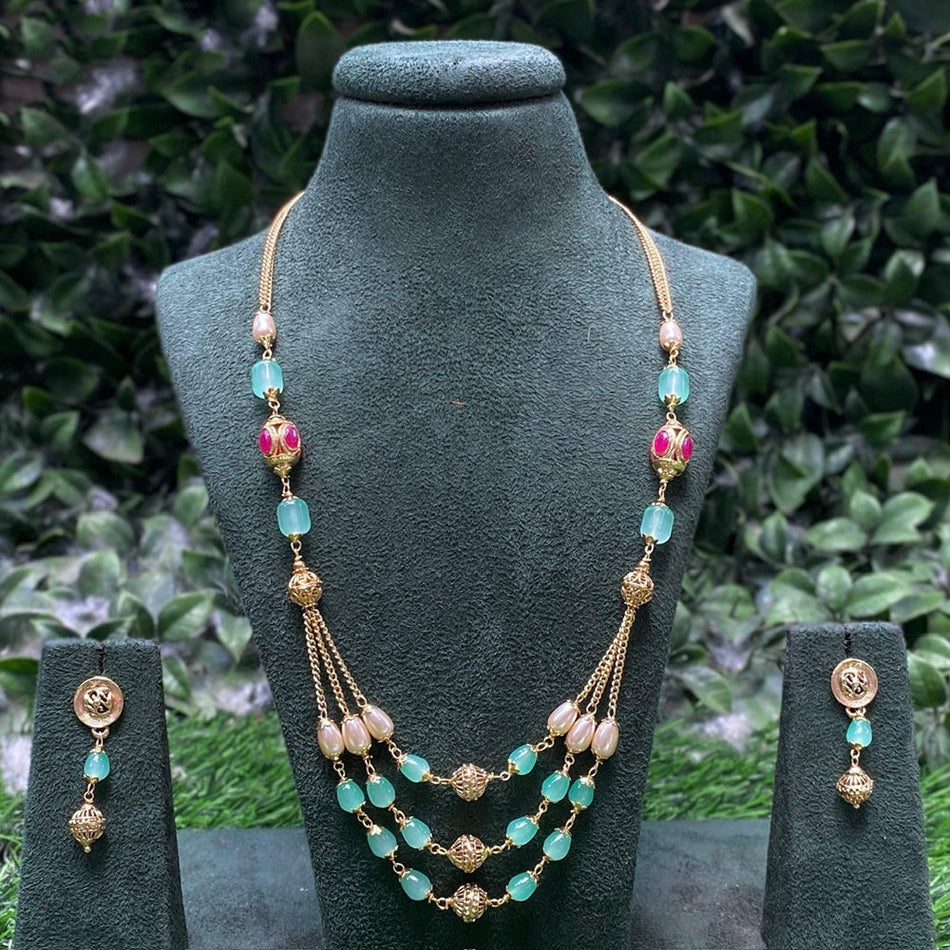 Pota Stone Choker in Platinum | Bridal Jewellery India