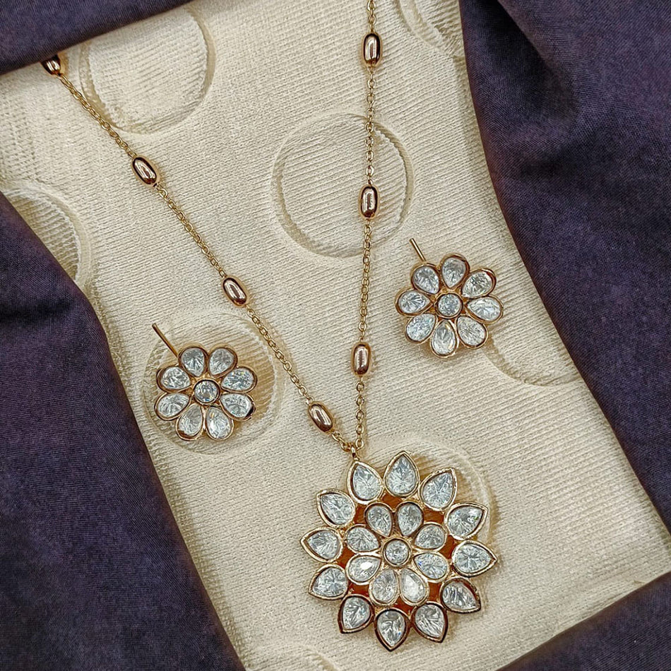 Kundan Choker Necklace in Gold Plated | Bridal Jewellery India