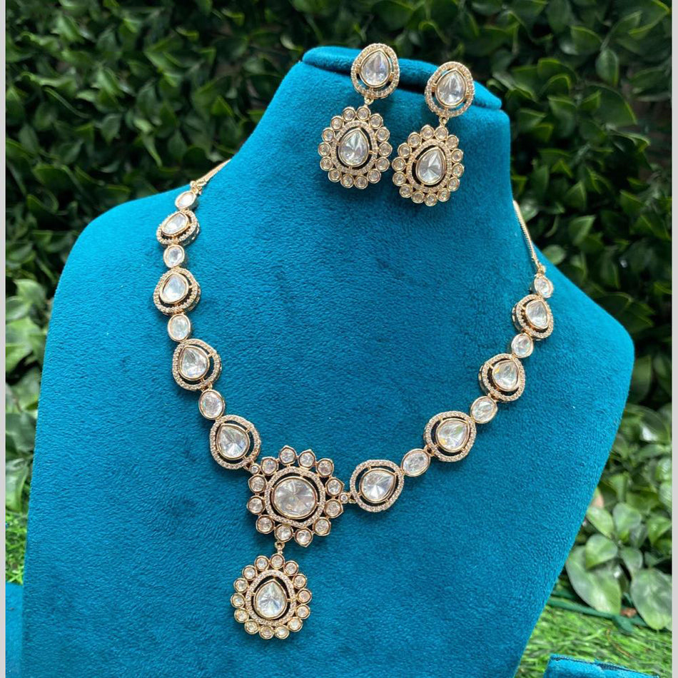 Kundan Choker Necklace in Gold Plated for Bridal | Bridal Jewellery India