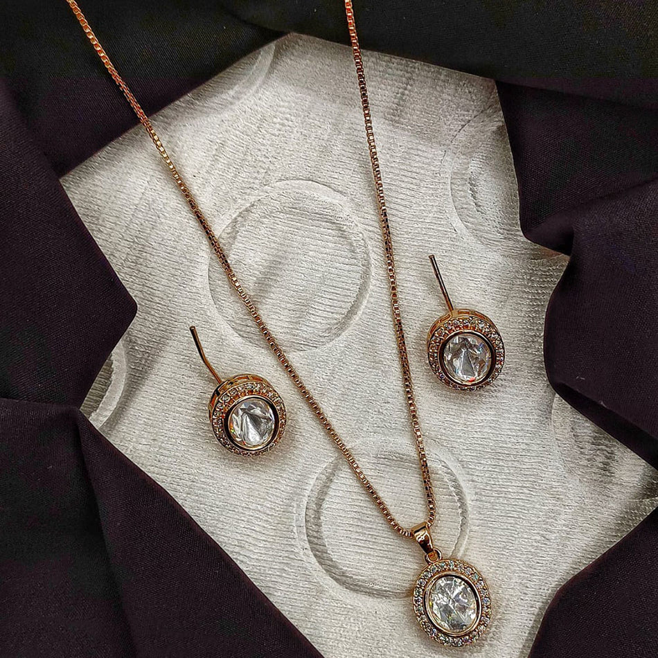 Kundan Chain Necklace for Bridal Wear in Gold Plated | Bridal Jewellery India