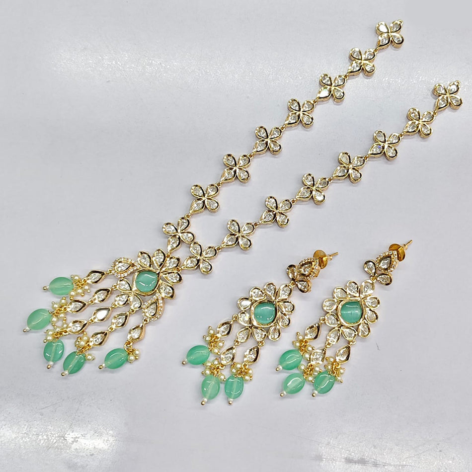 Kundan Choker Necklace in Gold Plated | Bridal Jewellery India
