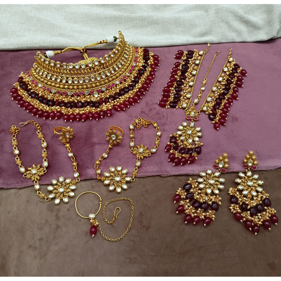Classic Kundan Pearl Necklace for Bridal | Bridal Jewellery India