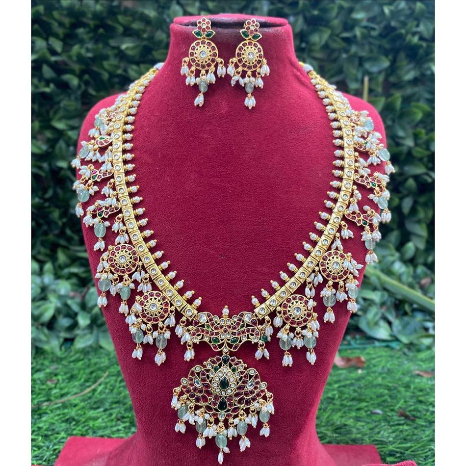 Kundan Choker Necklace in Gold Plated for Bridal Wear | Bridal Jewellery India