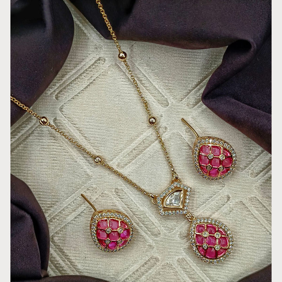 Kundan Necklace in Gold Plated | Bridal Jewellery India