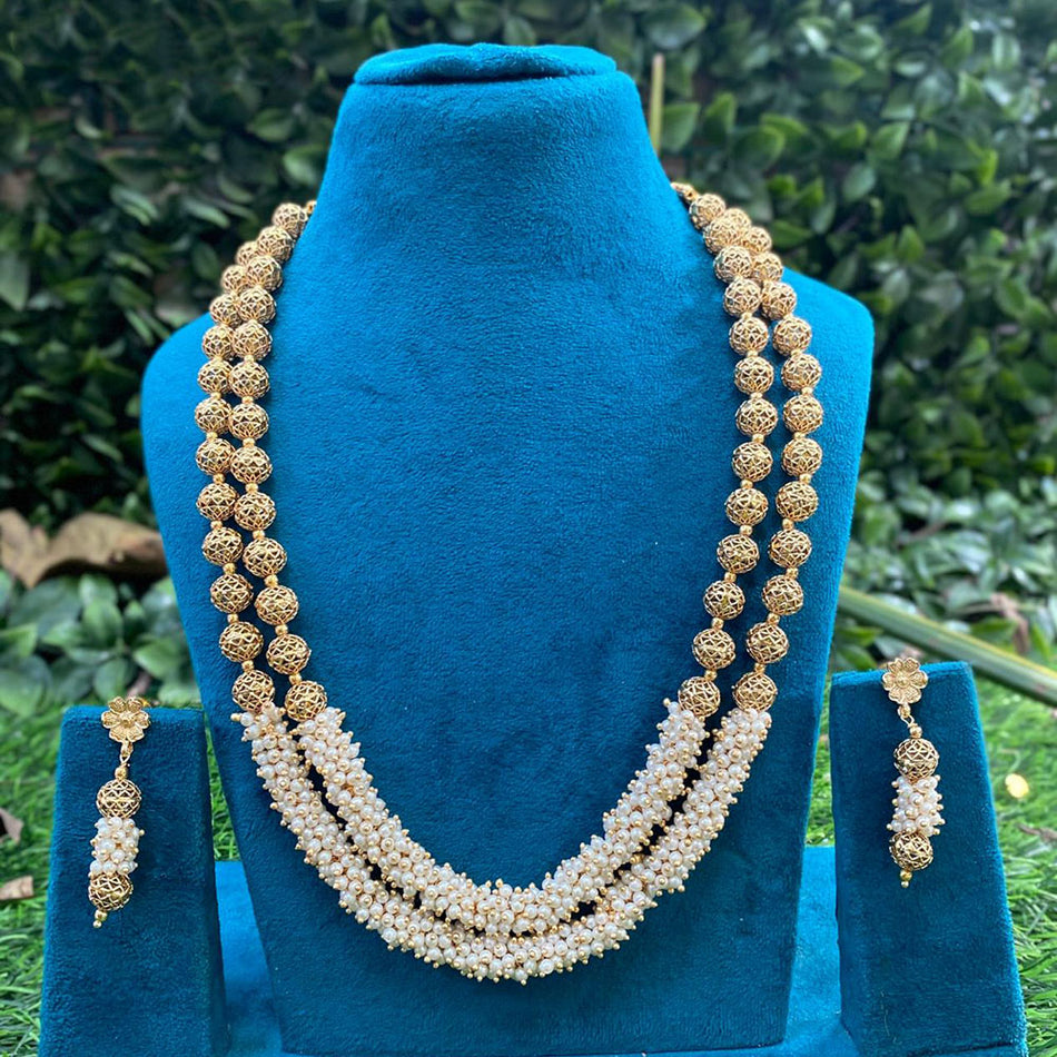 Kundan Necklace in  Gold Plated for Bridal Wear | Bridal Jewellery India