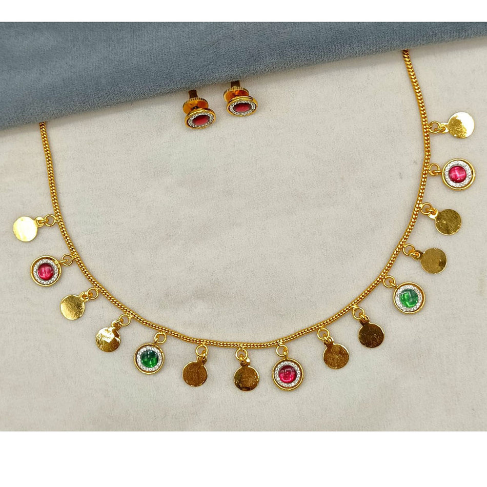 Kundan Necklace in White Gold Plated for Bridal Wear | Bridal Jewellery India