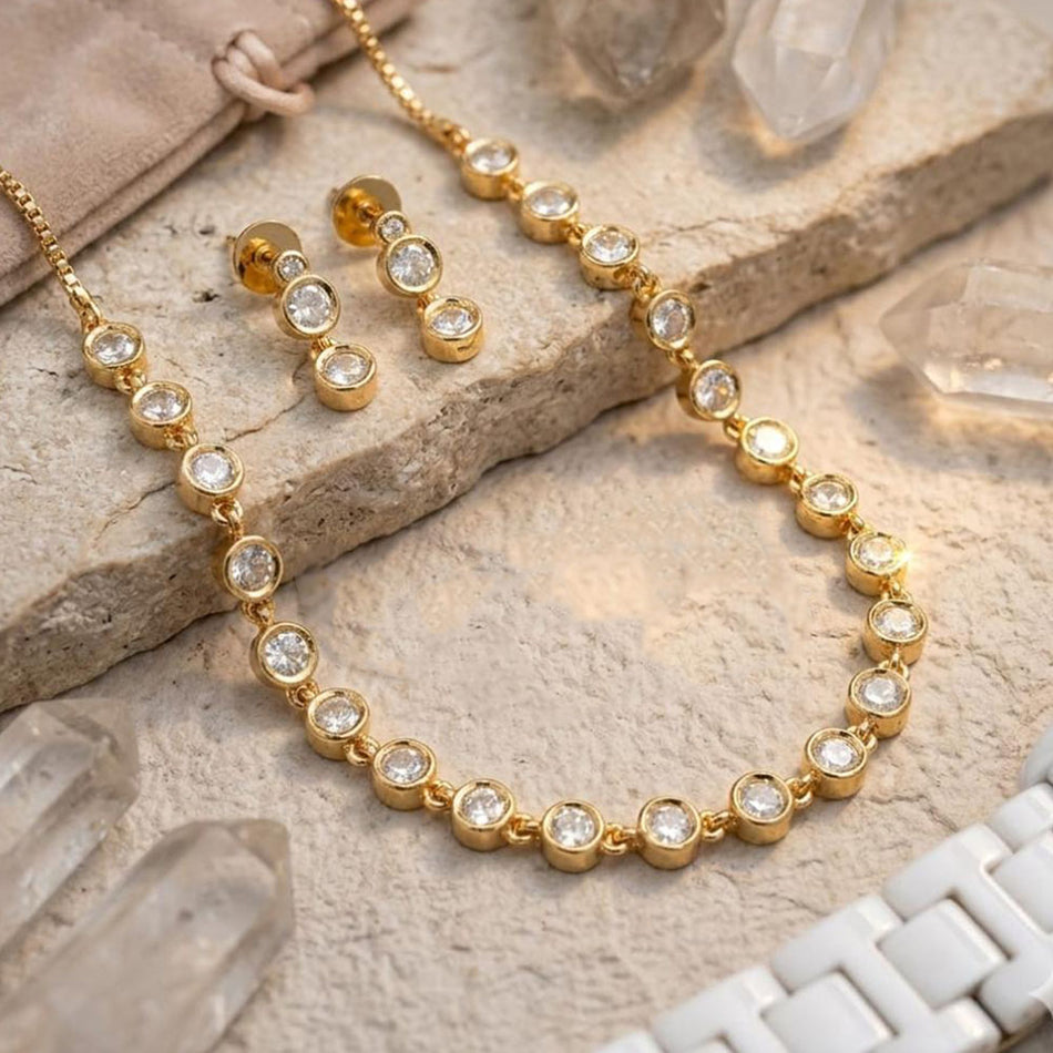 Kundan Necklace in  Gold Plated | Bridal Jewellery India