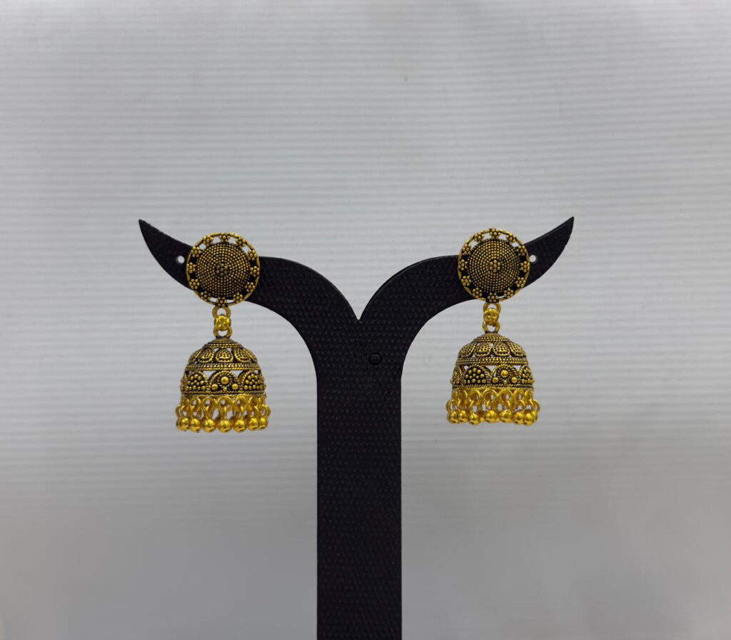 Royal Pearl Jumka Earrings Bridal | Bridal Jewellery India