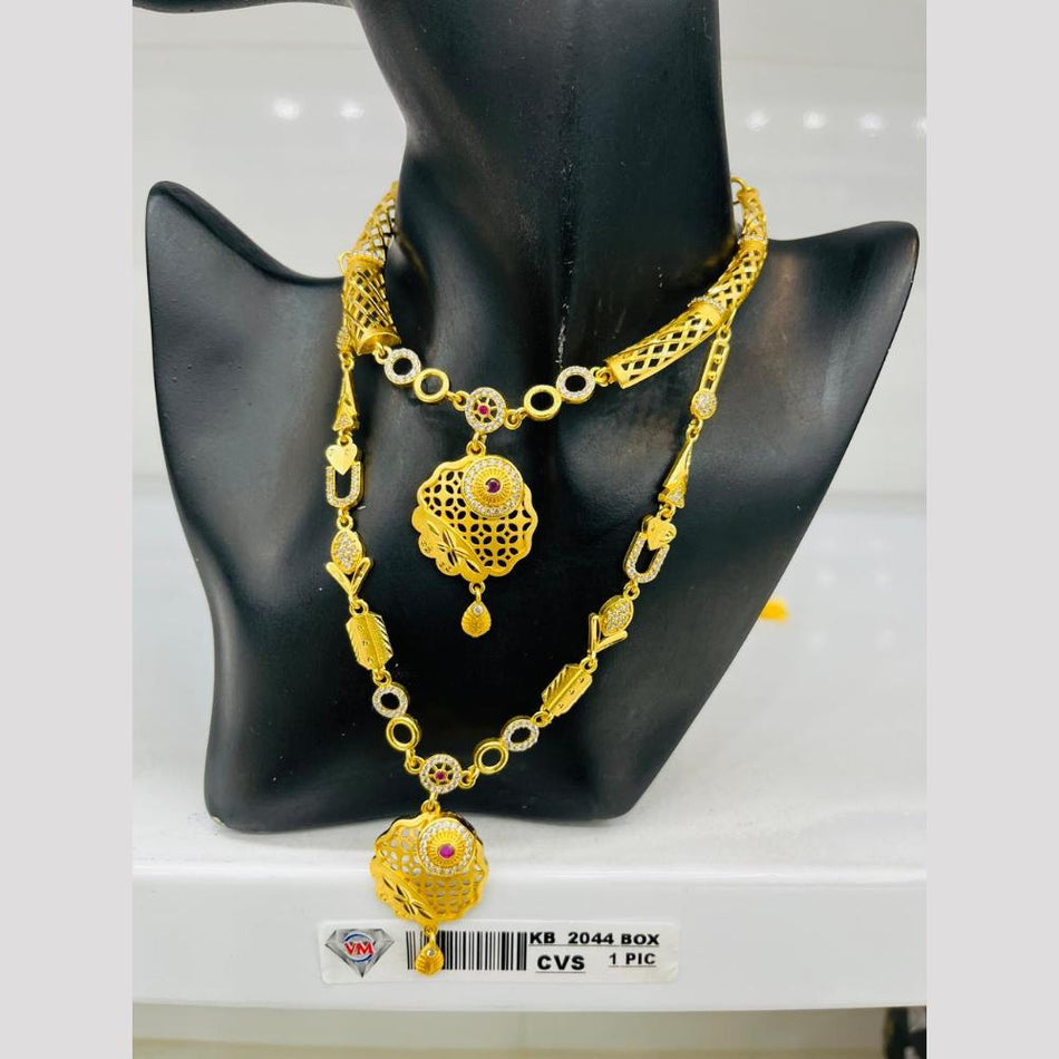 Imitation Gold Plated Austrian Necklace Set | Bridal Jewellery India