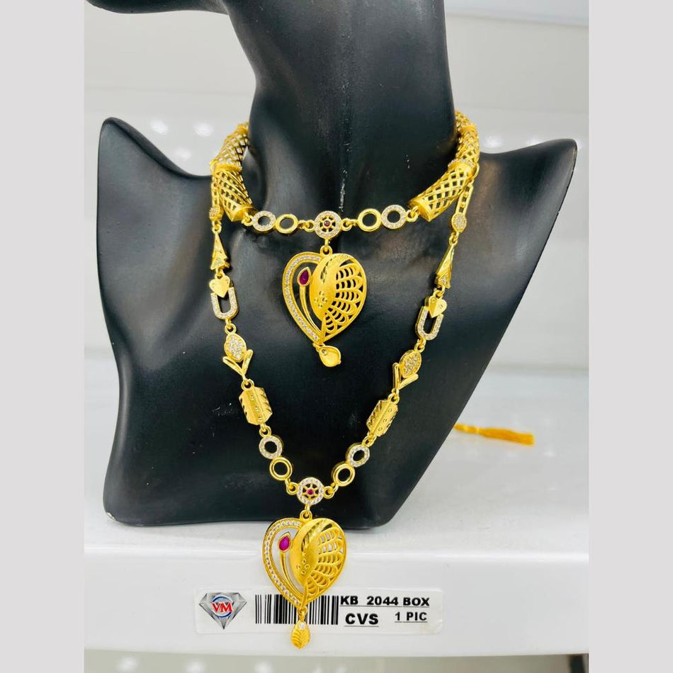 Imitation Gold Plated Necklace Set | Bridal Jewellery India