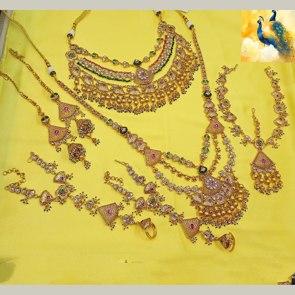 Pearl Bead Necklace in 925 Silver | Bridal Jewellery India