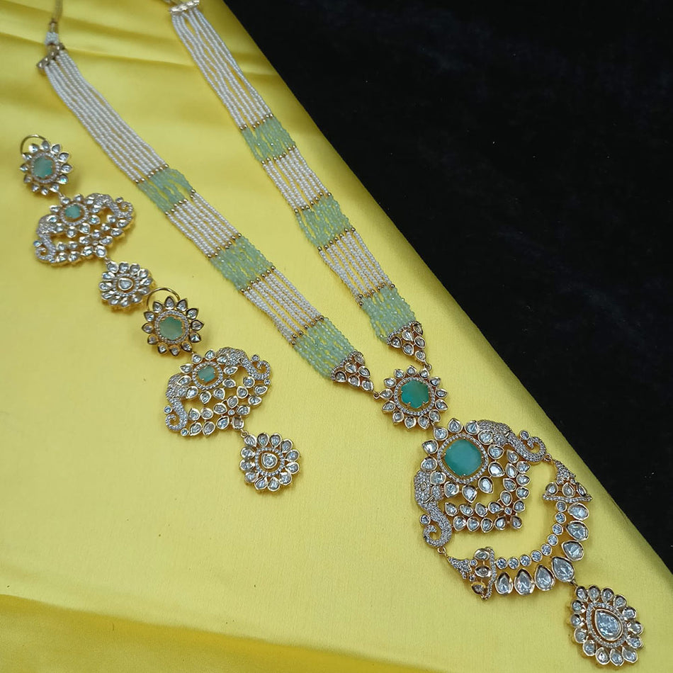 Kundan Choker Necklace in Gold Plated Silver | Bridal Jewellery India