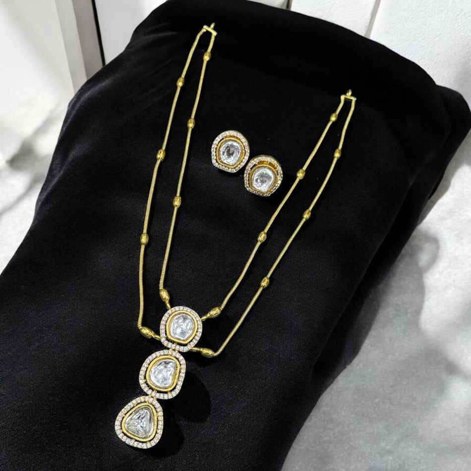 Kundan Choker Necklace in Gold Plated | Bridal Jewellery India