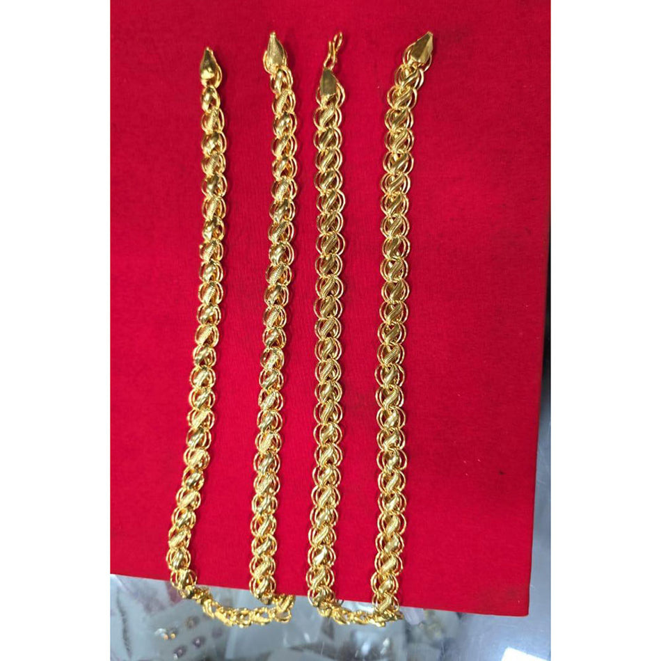 Gold Plated Men's Chain in Elegant Style | Bridal Jewellery India