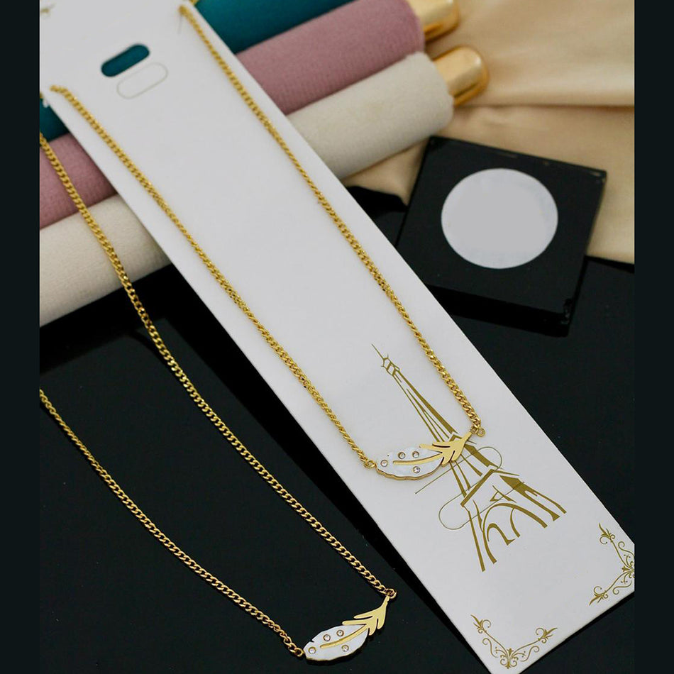 Klüft Stone Necklace in Austrian Silver | Bridal Jewellery India