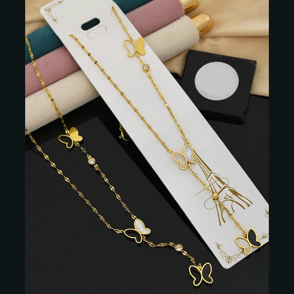 Knot Choker Necklace in Silver with Crystal Accents | Bridal Jewellery India