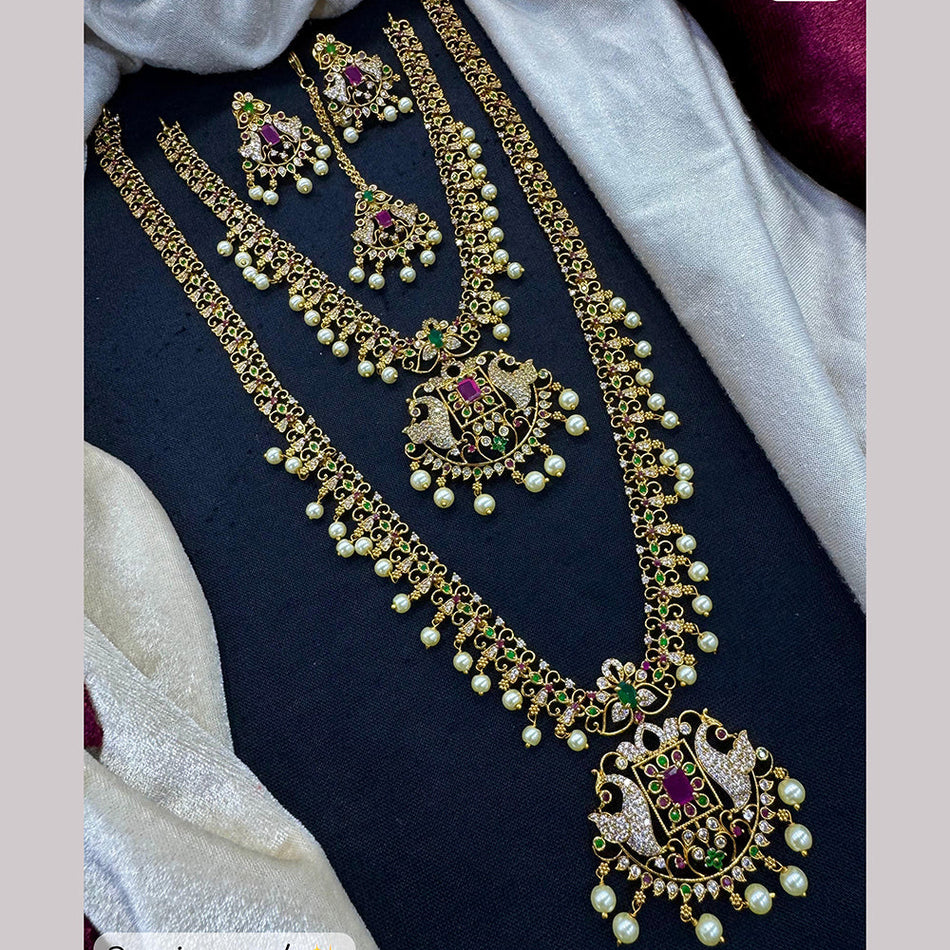 Imperial Pearl Choker in Austrian Stone | Bridal Jewellery India