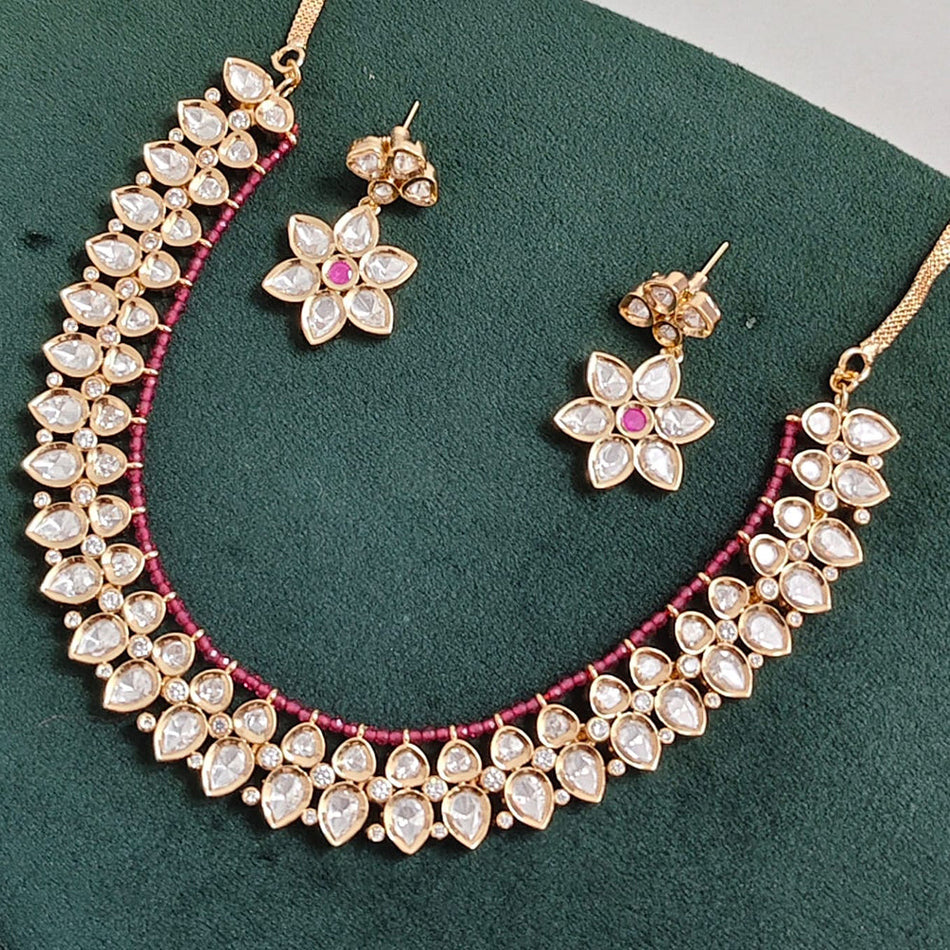 Kundan Necklace in Gold Tone for Bridal | Bridal Jewellery India