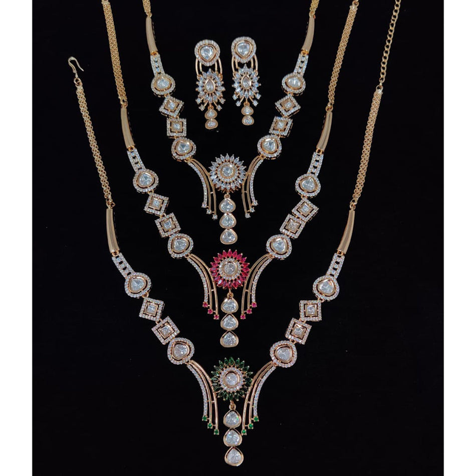 Kundan Choker Necklace in Silver for Bridal Wear | Bridal Jewellery India